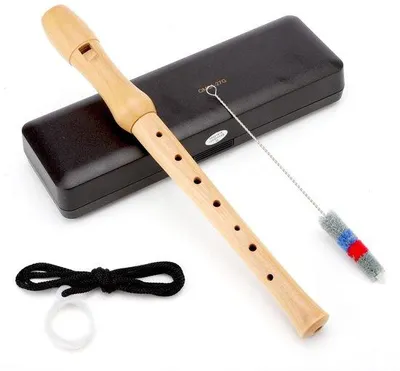 Productafbeelding van Houten C Soprano Blokfluit met Opberdoos