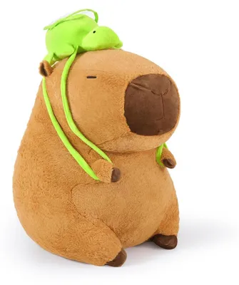 Immagine prodotto di Peluche di capibara, morbido, grande, pupazzo di stoffa, kawaii, cuscino in peluche, giocattolo XXL, regalo, 65 cm