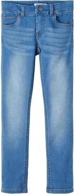 Zdjęcie produktu dla name it - NKMTHEO XSLIM SWE JEANS 3113-TH NOOS - Średni niebieski denim 116