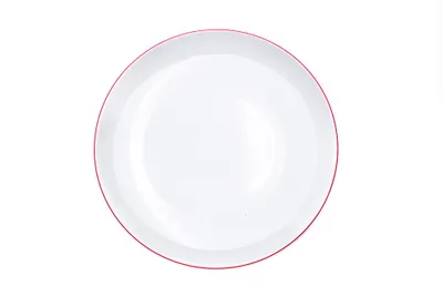 Produktbild von Thun 1794 Tom, Dessertteller, rot gestreift, 19 cm, Porzellan, Thun