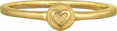 Produktbild von cai Ring 925/- Sterling Silber vergoldet Herz
