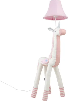 Produktbild von Happy Lamps - Für Kinder Kinder-Stehleuchte I Stehlampe I Standleuchte I Lampe I Leuchte Einhorn Rosa - Bonita - Textil Andere - I (nicht austauschbare) LED