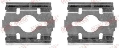 Image de Agrafes pour plaquettes de frein avant 2 pièces 77365104