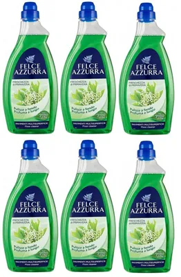Produktbild von 6er-Pack Paglieri Felce Azzurra Pavimenti Freschezza di Primavera,Bodenreiniger für mehrere Oberflächen 1Lt