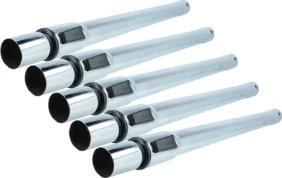 Produktbild von vhbw 5x Staubsaugerohr kompatibel mit Kärcher WD 3 P, WD4, WD3.300 M, WD 3.500 P, WD 3 Premium Staubsauger - 35 mm Anschluss, 60 - 97cm Schwarz Silber