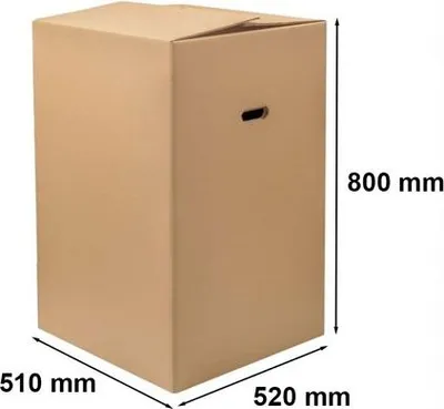 Zdjęcie produktu dla Pudło do przeprowadzek 520x510x800mm /5w BIGBOX Karton przeprowadzkowy