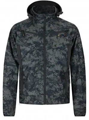 Productafbeelding van Il Lago Prestige Softshelljas Sindri LTX, herenmodel, camouflageprint, maat XL