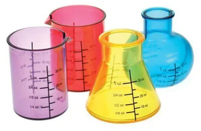 Shotgläser Chemistry Set 4er-Pack 50 ml Kunststoff