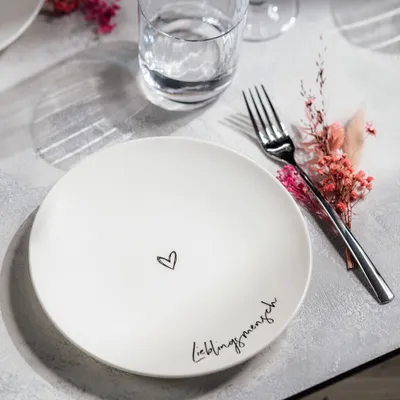 Obrázek produktu pro Multipack Villeroy & Boch Statement snídaňový talíř Lieblingsmensch - 6 kusů