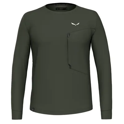 Zdjęcie produktu dla Sweter męski Puez Merino Durastretch – Salewa, kolor: 5280-dark olive, rozmiar: 50/L