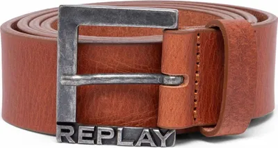 Produktbild von REPLAY Leder Gürtel Leather Belt W85 Cognac hellbraun