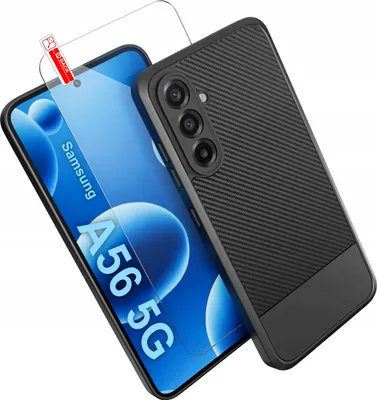 Immagine prodotto di Custodia Samsung A56 5G Pancerne Carbon CASE + SZKŁO 9H