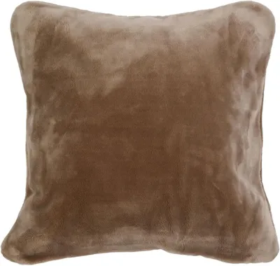 Produktbild von liebling Kissen Cashmere Feeling, 50 x 50 cm, Taupe, Kissenbezug aus 100% Ultra Flauschiger Mikrofaser, waschbar