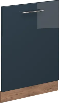 Zdjęcie produktu dla Panel przedni zmywarki Vicco Fame-Line Ciemnoniebieski wysoki połysk 60 cm bez blatu roboczego, Model 54317