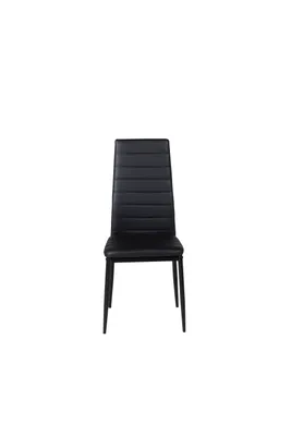 Produktbild von Venture Home Stuhl Slim Schwarz 2er-Pack