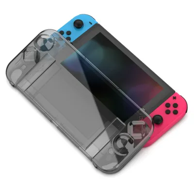 Produktbild von INF Kristallklare Schutzhülle für Nintendo Switch Schwarz