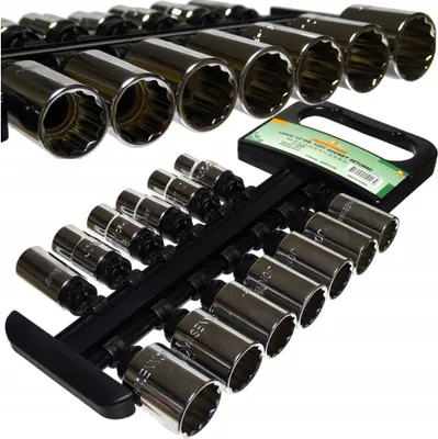 Immagine prodotto di Set di bussole JONNESWAY da 13 pezzi (1/2" 12-KAT) 10-24mm S05H4113S