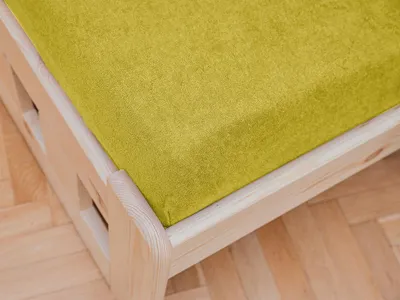 Zdjęcie produktu dla Prześcieradło frotte do łóżeczka żółte 70x140 cm
