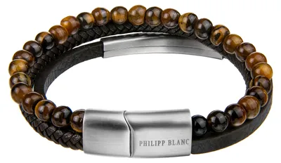 Imagen del producto de Philipp Blanc_Bracelet_PBA05RS_Dark brown