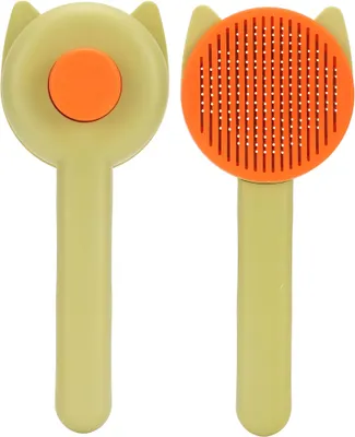 Image de Brosse Autonettoyante Pour Chien Chat Peigne Sous-Poil Tondeuse