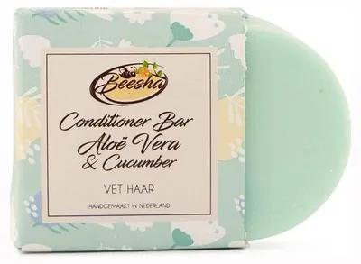 Productafbeelding van Beesha Conditioner Bar Aloë Vera & Cucumber 60 gram