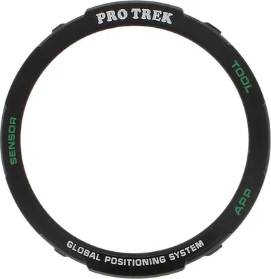 Produktbild von Casio Bezel | Ersatzteil Lünette Resin schwarz für Pro-Trek WSD-F20X-BK
