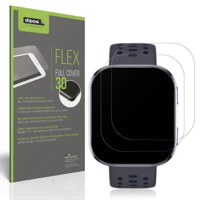 Produktbild von 2x Full Cover Schutzfolie matt für Huami Amazfit Bip 6 Panzerfolie Anti-Shock