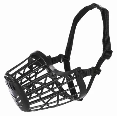 Produktbild von Trixie Plastik Maulkorb Schwarz