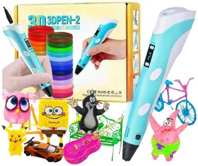 Produktbild von 3D Stift Set für Kinder 3D Pen Druckstift Filament Nachfüllungen Kreativset
