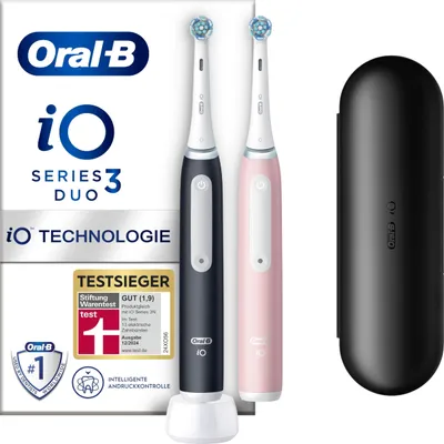 Immagine prodotto di 2X Oral-B Io Series 3N Duo Spazzolino Elettrico Nero + Rosso