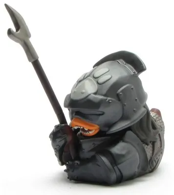 Produktbild von TUBBZ Badeente Herr der Ringe Uruk-Hai Pikeman Boxed Edition Vinyl 10 cm