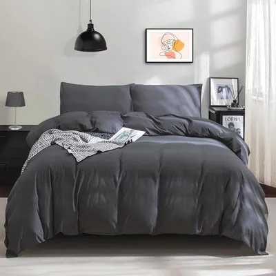 Produktbild von Famanu Bettwäsche Set - Weiches Mikrofaser Bettbezug 135 x 200 cm + 80 x 80 cm