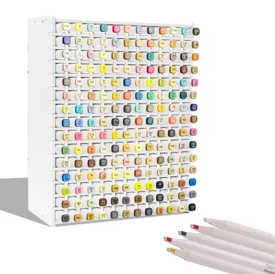 Image de Organisateur de marqueurs - Rangement pour 180 marqueurs - Multifonctionnel