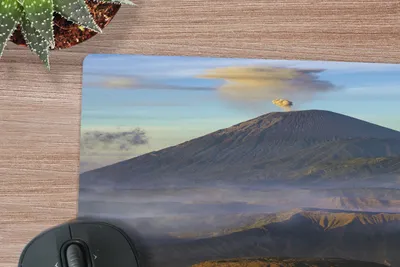 Produktbild von MuchoWow® Mauspad Mousepad Die Natur am Vulkan 40x60 cm - Mousepads - Maus Mat - Pad - Mausunterlage - Schreibtisch Accesoire