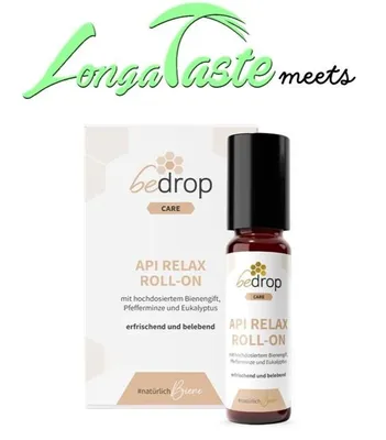 Produktbild von bedrop API Relax Roll-on mit Bienengift, Pfefferminze und Eukalyptus - 10ml