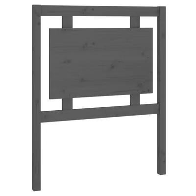 Image de vidaXL Tête de lit Gris 80,5x4x100 cm Pin massif