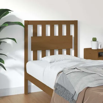 Produktbild von Kopfteil Honigbraun 80,5x4x100 cm Massivholz Kiefer , Kopfteile Design 2024