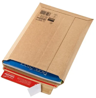 Obrázok produktu pre Obalový vrecúško z vlnitej lepenky, 290 x 400 x -50 mm, hnedé, balenie 100 kusov