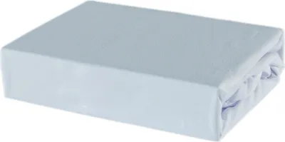 Produktbild von Bettlaken Spannbettlaken Laken aus Baumwolle 100% Jersey – 80x160 Weiss