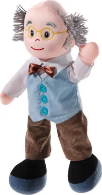 Obrázok produktu pre Látková bábika Poupetta dedko, veľkosť 30 cm