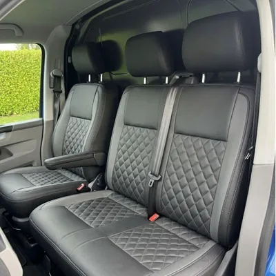 Produktbild von VW Transporter T5 T6 Sitzbezüge 3-Sitzer 1+2