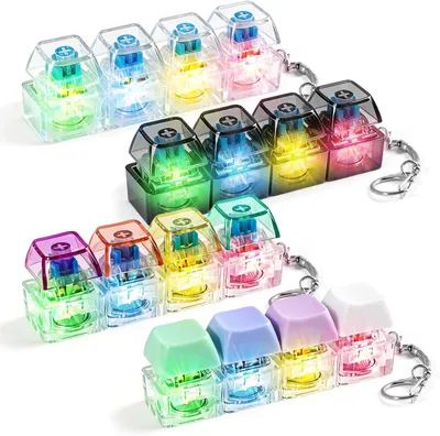 Productafbeelding van Knoptoetsenbord Fidget-Speeltje - 4-delig - Angstverlichting - Duurzaam fidget-Toetsenbord voor kinderen en volwassenen