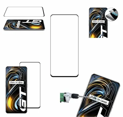 Produktbild von Für Oppo Realme GT Master / GT 5G 3D Display Full LCD H9 Hart Glas Schwarz Folie