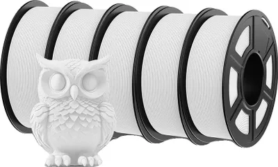 Zdjęcie produktu dla Filament JAYO PETG, szybki druk 600 mm/s, długotrwała wytrzymałość, HSPETG White 5 rolek