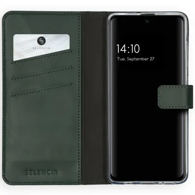 Obrázek produktu pro Selencia Kožené pouzdro Samsung Galaxy A51 - zelené