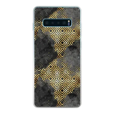 Produktbild von MuchoWow® Handyhülle Schutzhülle Hülle für Samsung Galaxy S10 Lite Gold - Marmor - Muster Silikon Softcase Handy Hülle - Schutz