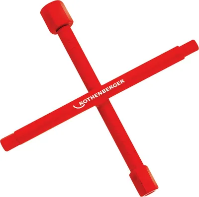 Produktbild von Sanitärkreuzschlüssel 200x200mm m.Multifunktion ROTHENBERGER