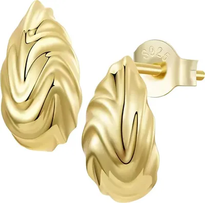 Image de Boucles d'oreilles en or, boucles d'oreilles en argent 925, boucles d'oreilles Trusky