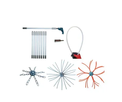 Image de Kit pour le ramonage mécanique de cheminées depuis le bas 8 m