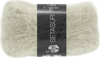 Produktbild von Lana Grossa Setasuri (Feines Lace-Garn), Farbe:052 - Grünbeige